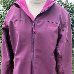 Patagonia Water Resistant Violet Zip Up